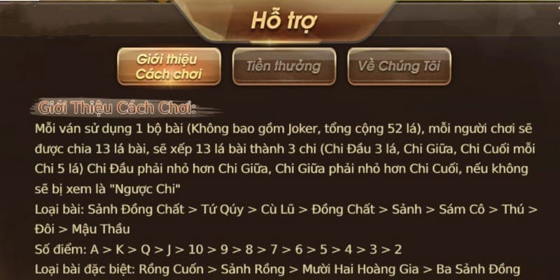 Các quy tắc chơi cơ bản phải ghi nhớ 